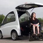 Electric Vehicle That Wraps Around a Wheelchair
